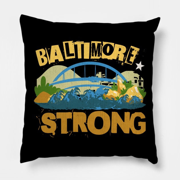 Baltimore Strong Pillow by Point Shop