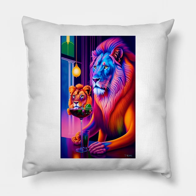 Lion Pillow by Grafititee