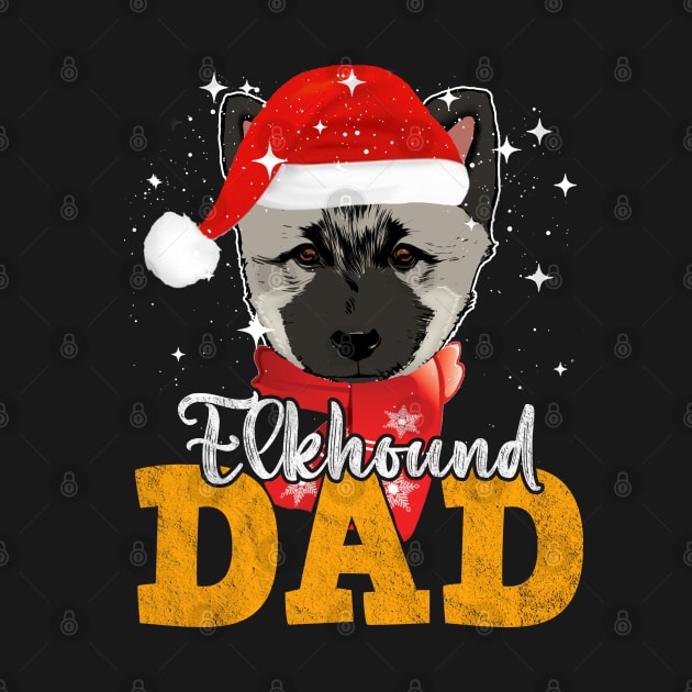 Norwegian Elkhound Dad Christmas by SmithyJ88