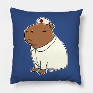 Capybara Nurse Costume Pillow