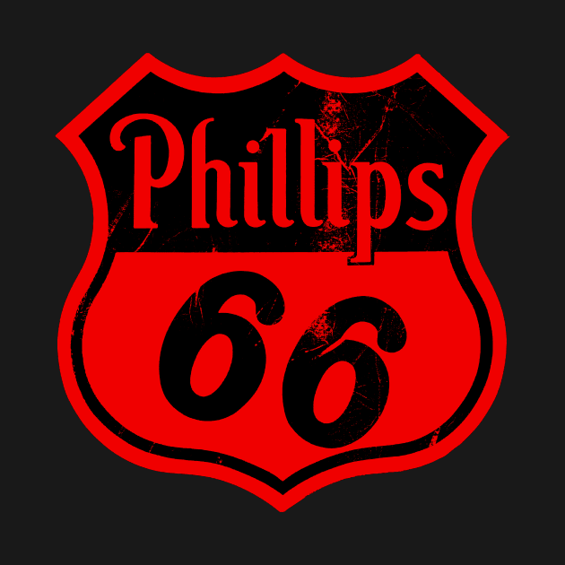 classic enamel phillips 66 by guyfawkes.art