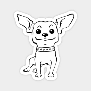 Copy of Funny dog short-haire chihuahua Magnet