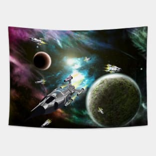 Space Fleet Tapestry