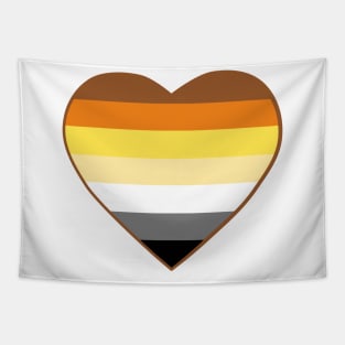 Pride Flag Heart bear Tapestry