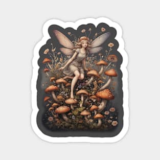 Mushroom Fairy Magnet