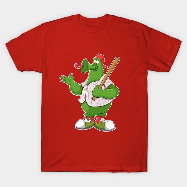 Philadelphia Pennsylvania Baseball Phanatic Mascot Philly Baseball Fan  Unisex T-Shirt
