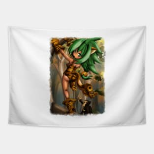 Warrior of the Jungle Tapestry