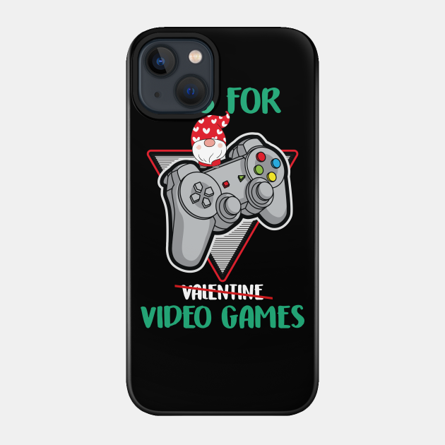 V iS FOR VALENTINE VIDEO GAMES - V Is For Valentine Video Games - Phone Case