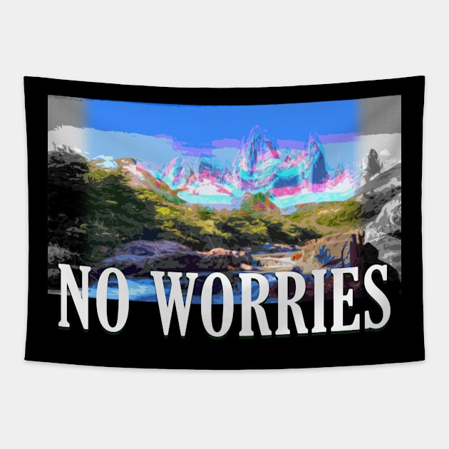 No Worries Tapestry by giovanniiiii