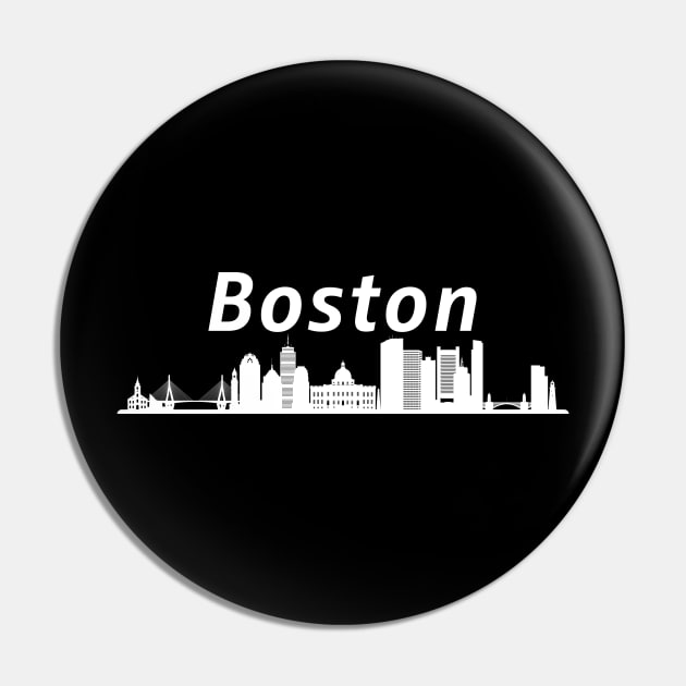 Boston Skyline Pin by Fantastic Store