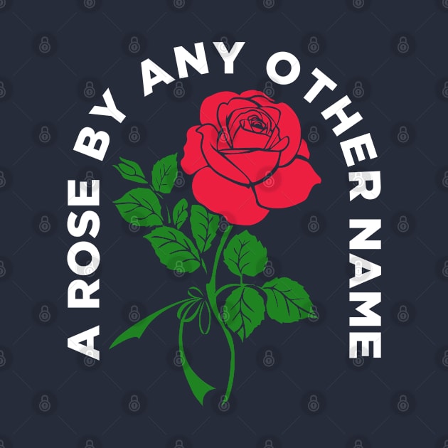 A Rose By Any Other Name - Shakespeare Quote by theatershirts