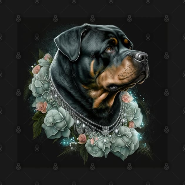 Dark Diva Rottweiler by Enchanted Reverie