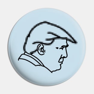 Trump Blur Pin