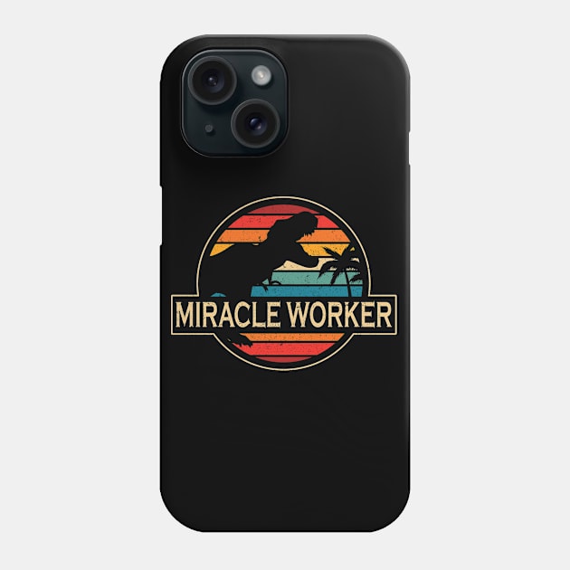 Miracle Worker Dinosaur Phone Case by SusanFields