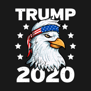 Trump 2020 Eagle American Flag Bandana T-Shirt