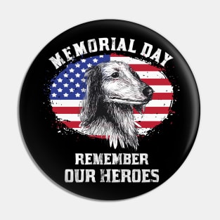 Memorial Day Remember Our Four-Legged Heroes Pin