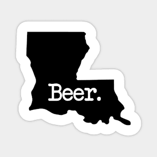 Louisiana Beer LA Magnet