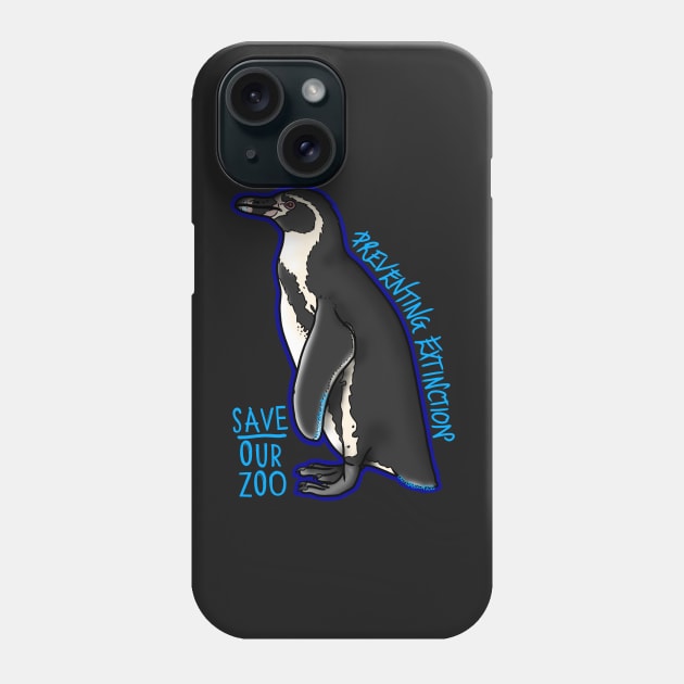 Day 29- Humboldt Penguin Phone Case by CelticDragoness