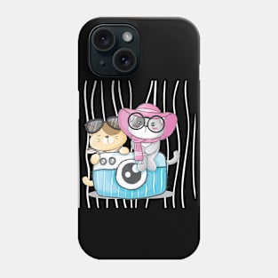 Cute Cat Models Phone Case