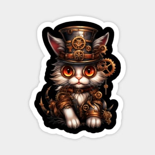 Cat Halloween Steampunk for Cat Lover Magnet