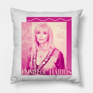 Emmylou Harris /// Portrait vintage Pillow