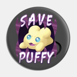 Save Puffy Pin