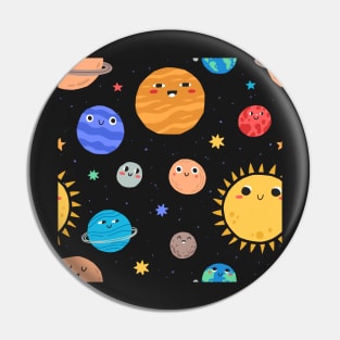 Cute Planets in the Solar System Pin