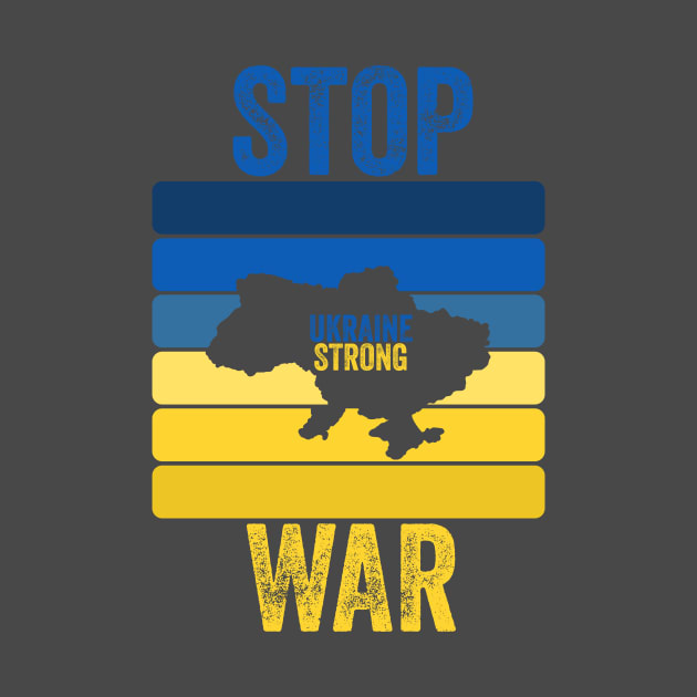 Discover Stop War, Ukraine strong - Stop War - T-Shirt