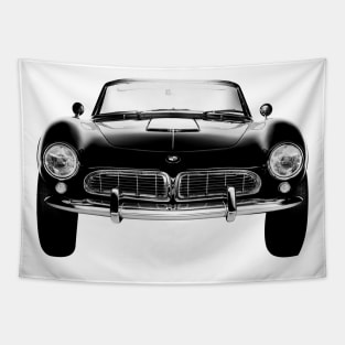 BMW 507 (1956–1959)  Cars Form Black Design Tapestry