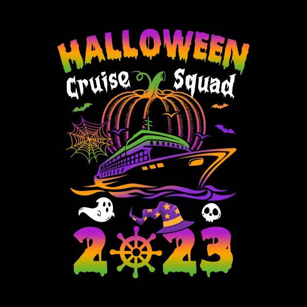 Halloween Cruise Squad 2023 Pumpkin Spooky Season Family by James Green