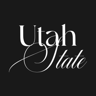 Utah State word design T-Shirt