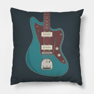 Ocean Turquoise JM Guitar Pillow