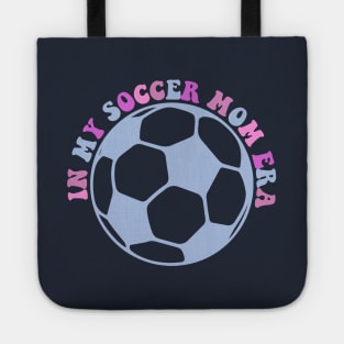 Retro Senior Soccer Mom Life Football - In My Soccer Mom Era (2 side) Tote