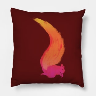 Fiery Squirrel Pillow