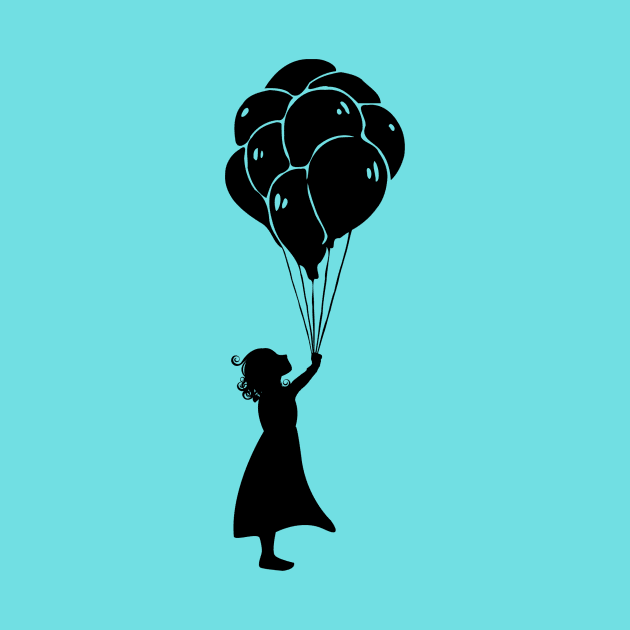 Girl with balloon by Unelmoija