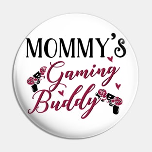 Gaming Mom and Baby Matching T-shirts Gift Pin