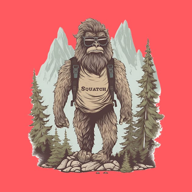 Dope Sasquatch in Nature by Grassroots Green