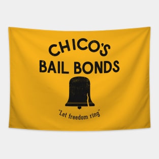 Chico's Bail Bonds "Let freedom ring" - vintage logo Tapestry