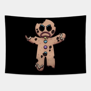 Zombie Gingerbread Man Tapestry