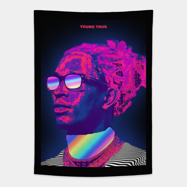 Young Thug Tapestry by mrcatguys