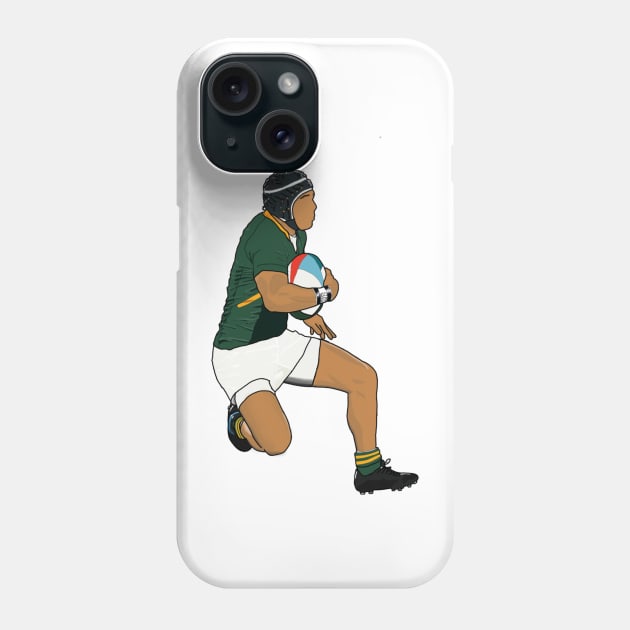 Cheslin Kolbe (South Africa) Phone Case by PennyandPeace