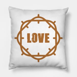 Christian Love Crown of Thorns Pillow