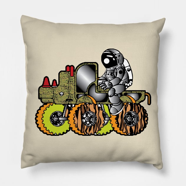 Wheels Space Pillow by sonnycosmics