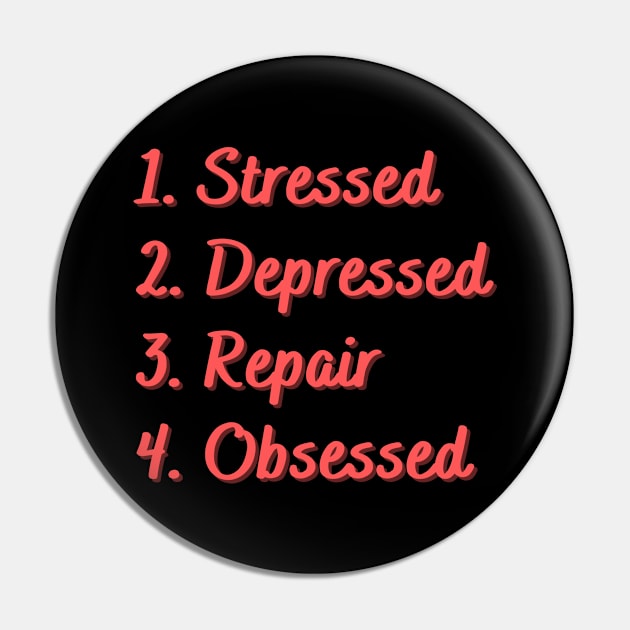 Stressed. Depressed. Repair. Obsessed. Pin by Eat Sleep Repeat