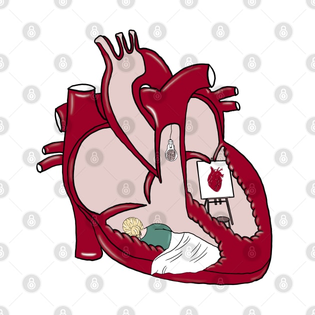 Heart anatomy by Carries Design 