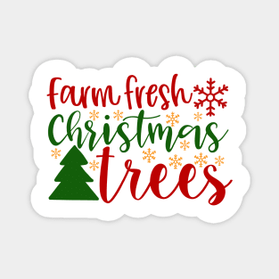 Farm Fresh Christmas Tree Magnet