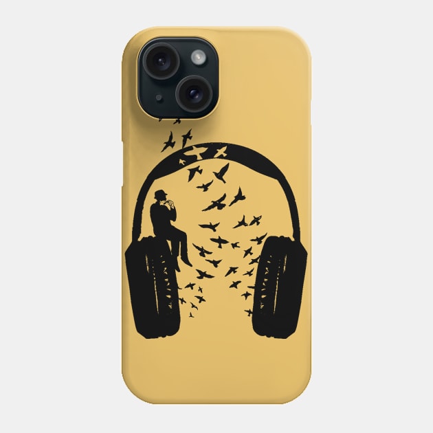 Headphone Harmonica Phone Case by barmalisiRTB