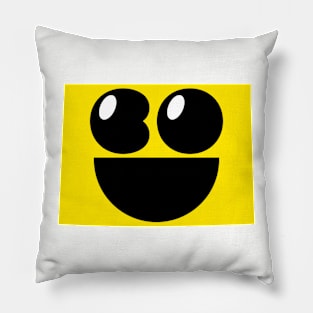 Colorado States of Happynes - Colorado Smiling Face Pillow