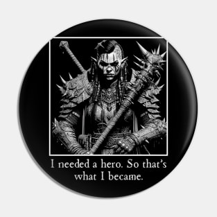 Female Warrior Pin