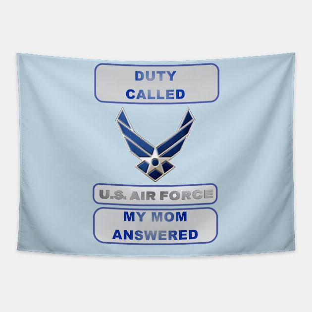 DutyCalledAirForce Mom Tapestry by Cavalrysword